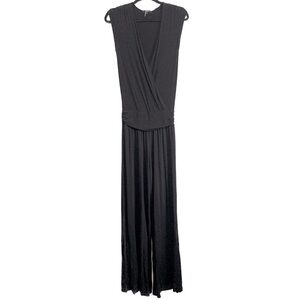 Tart Faux Wrap Neckline Wide Leg Jumpsuit